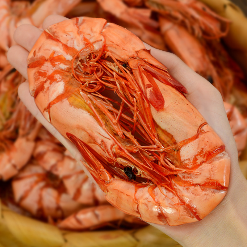 特大炭烤九节虾干500g即食大号竹节对虾特级海鲜零食东山特产