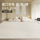 新西兰进口羊毛地毯客厅卧室2024新款床边免打理轻奢高级感地垫子