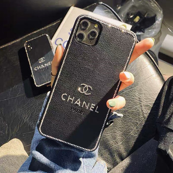 大牌香奈儿iphone12pro手机壳皮质苹果12promax摄像头全包苹果11软壳