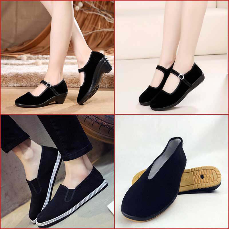 成人新四军红军布鞋儿童小八路军演出服布鞋复古民国男女低帮鞋子