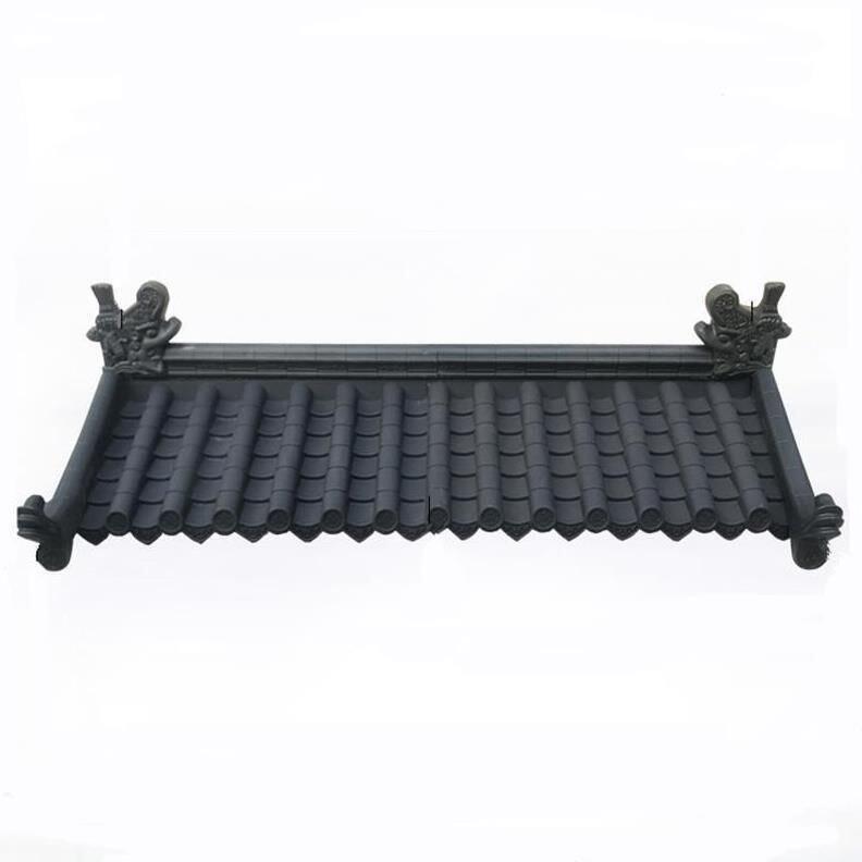 特价屋面瓦_房檐一体仿古屋檐院墙小青材质餐厅瓦房复合复古屋面瓦