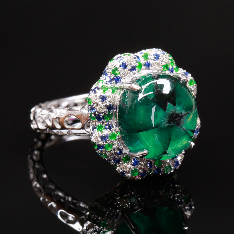 65ct祖母绿(达碧兹) 总重5.60g 高端好货