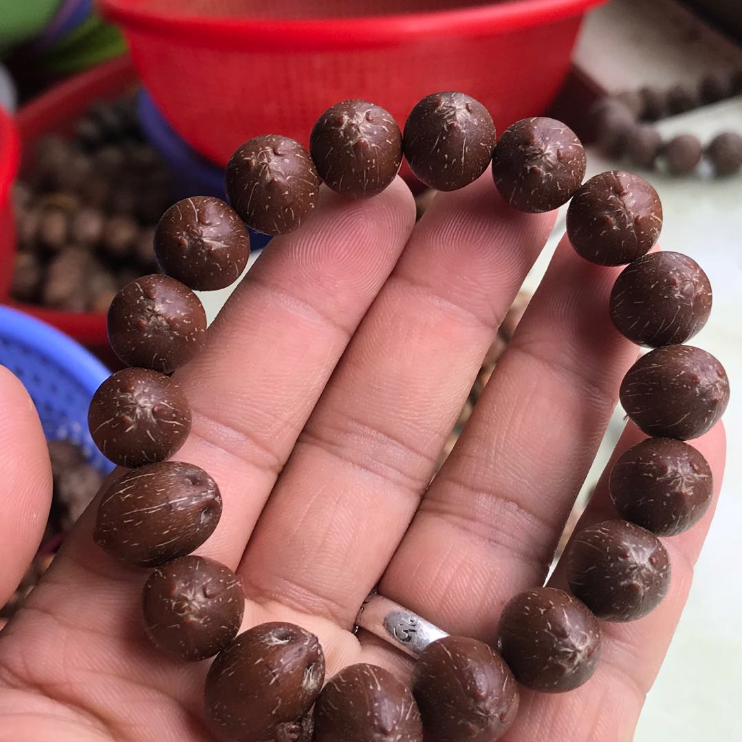 招财佛珠优选钱优选品正精品手链串鼠紫金菩提佛珠