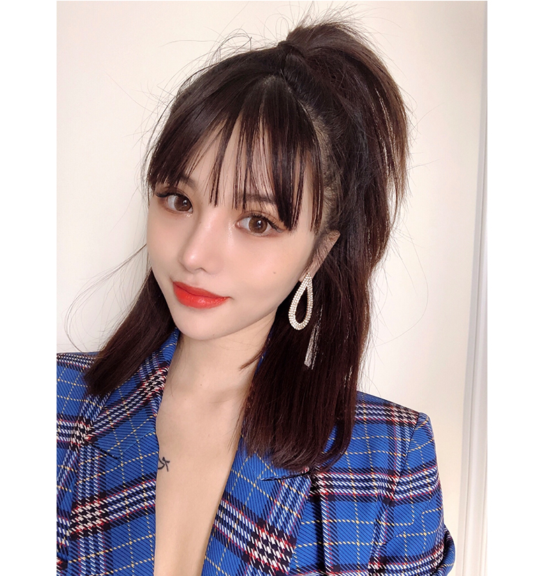 pick rui睿哥 画龙点睛!搭配对了爆加分的亮钻水滴耳坠