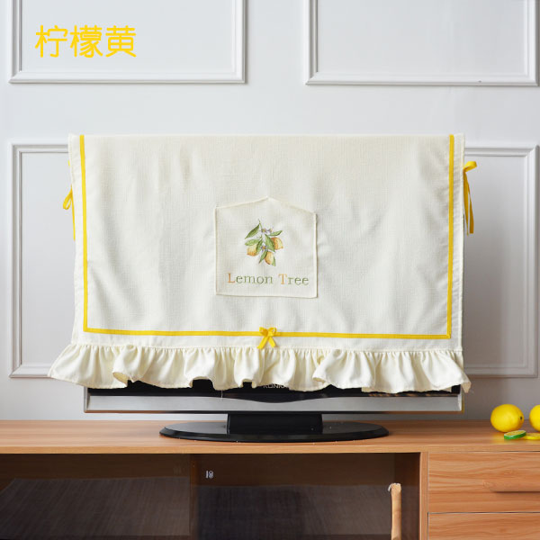 电视机罩子防尘罩家用式晶w套子轻奢布盖液厚风格新中加新款遮