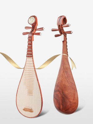 琵琶正品盛乐张艳修大紫檀木木乐器c914成人琵琶