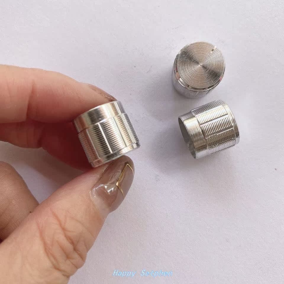 功放机音量调节电位器旋钮一件5个铝合金旋帽15*13音响金属帽银色在类目 3C数码配件, 电子元器件市场, 电子元件, 电位器中 - 来自Buy2taobao.com提供专业的淘宝代购服务
