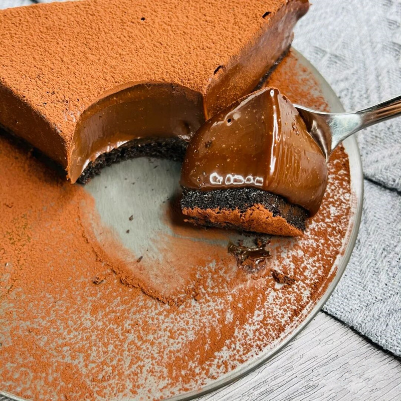 维斯商新品冰山熔岩巧克力蛋糕纯脂巧克力手工制作 顺丰