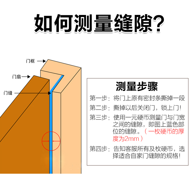 防风防胶条自粘盗防撞密封门条门缝FSFLD隔音挡风门边缝隙条入户