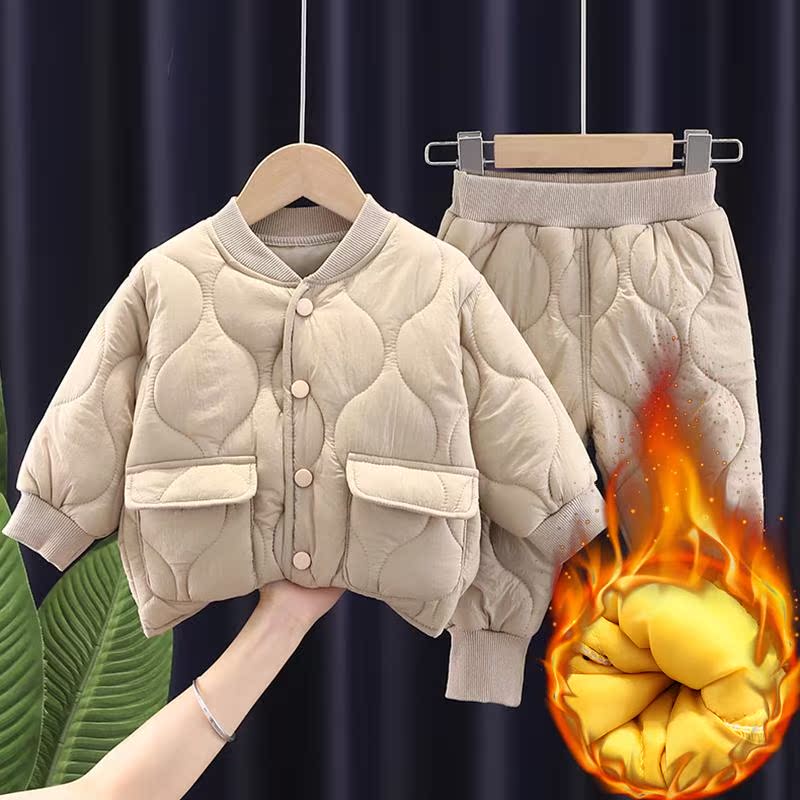 正品笨笨熊宝宝冬装洋气时髦儿童衣服秋冬款婴儿冬季潮童装男童加