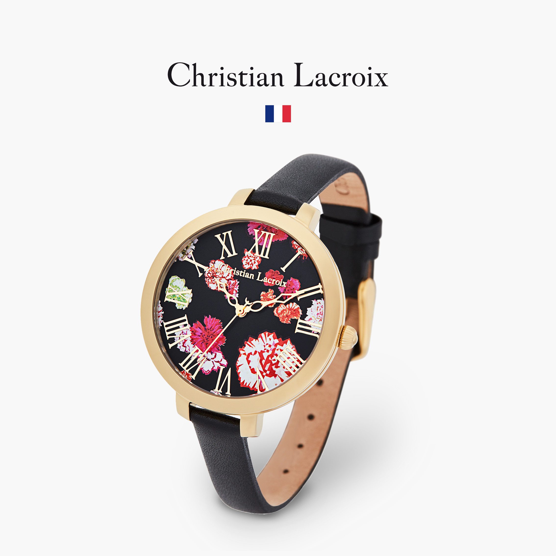 christianlacroix法国小众手表女学生网红时尚潮流简约钢带正品