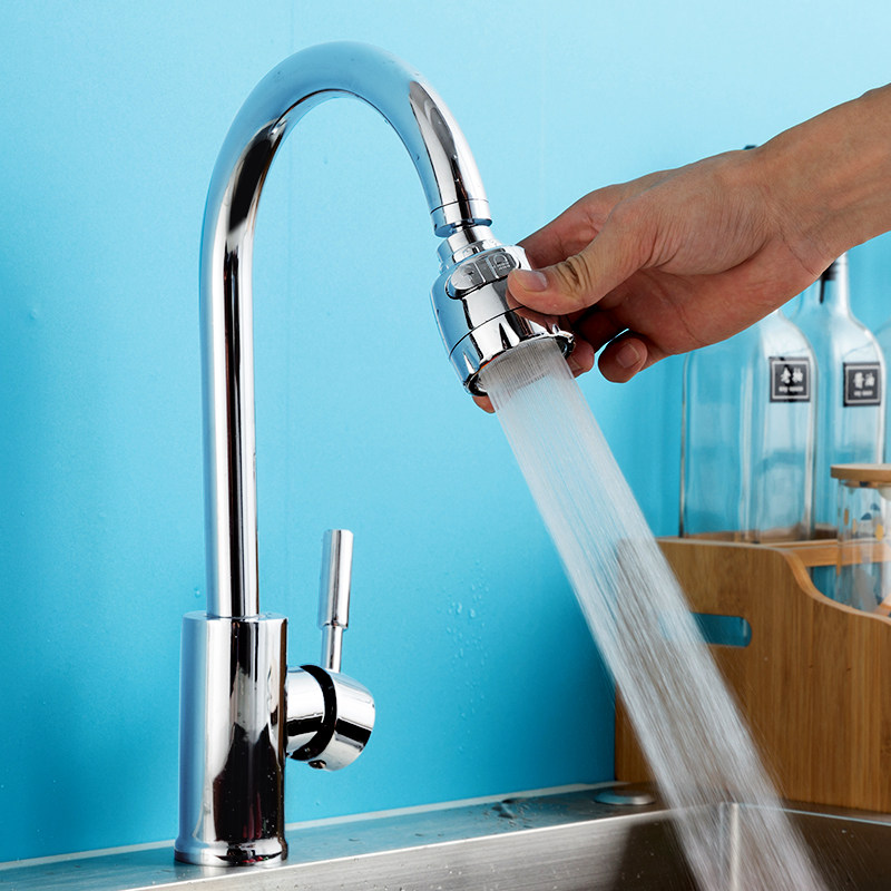 又好家用厨房增压水龙头万能接头万向旋转防溅头厨房龙头