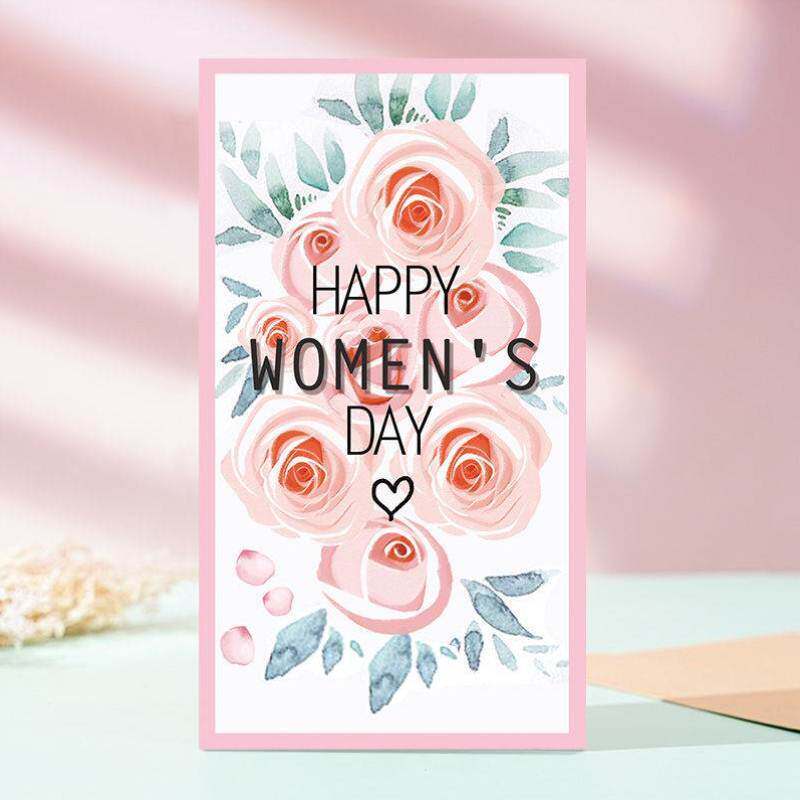 三八妇女节贺卡定制