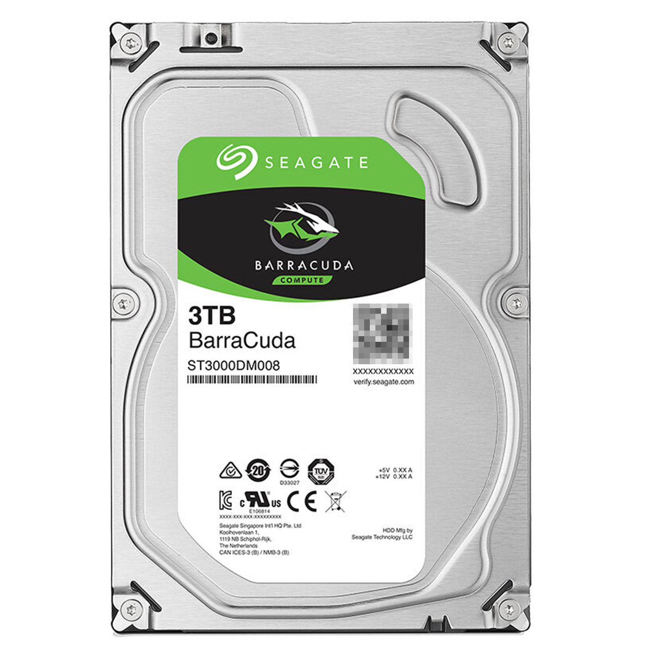 seagate/希捷st3000dm008 3tb新酷鱼3000g电脑存储硬盘3t监控硬盘
