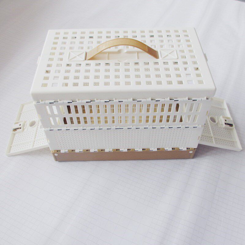 一折鸽子训飞笼_赛鸽训放笼手提塑料信鸽笼子鸽子用品用具放飞笼子