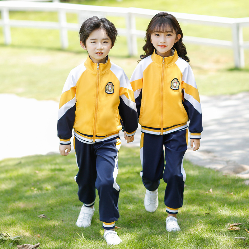 幼儿园园服春秋装英伦风校服套装小学生班服儿童棒球运动会三件套