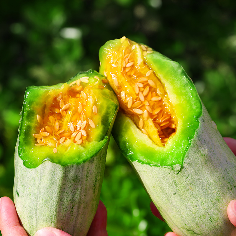 山东羊角蜜甜瓜5斤新鲜水果香瓜蜜瓜应季当季时令整箱包邮3羊角脆