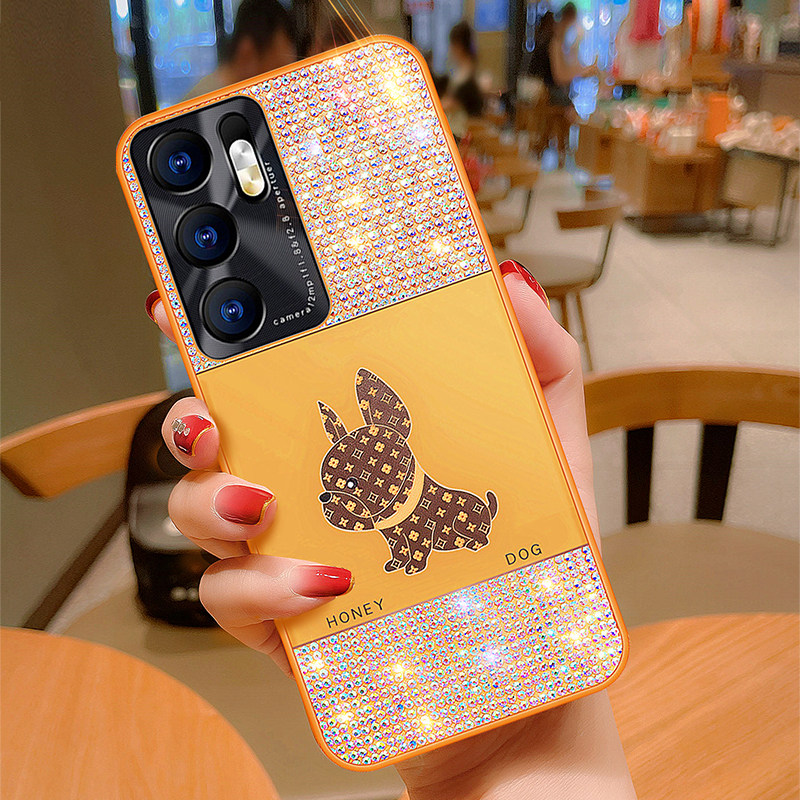 (今日3.5折)适用于华为p40手机壳闪钻个性十创意p40pro女新款全包镜头