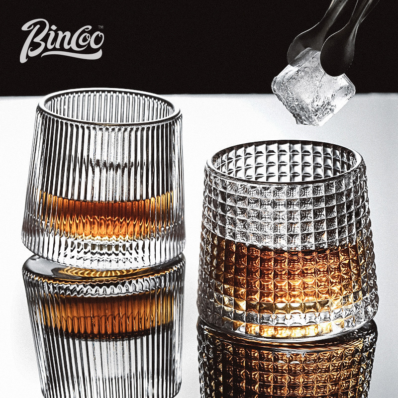 Bincoo陀螺杯威士忌酒杯洋酒杯酒具水晶玻璃杯创意旋转不倒翁杯子|ruв категории посуда, до дна/бокал/вино, бокал - от Buy2taobao.com для оказания профессиональной услуги покупки агента Taobao