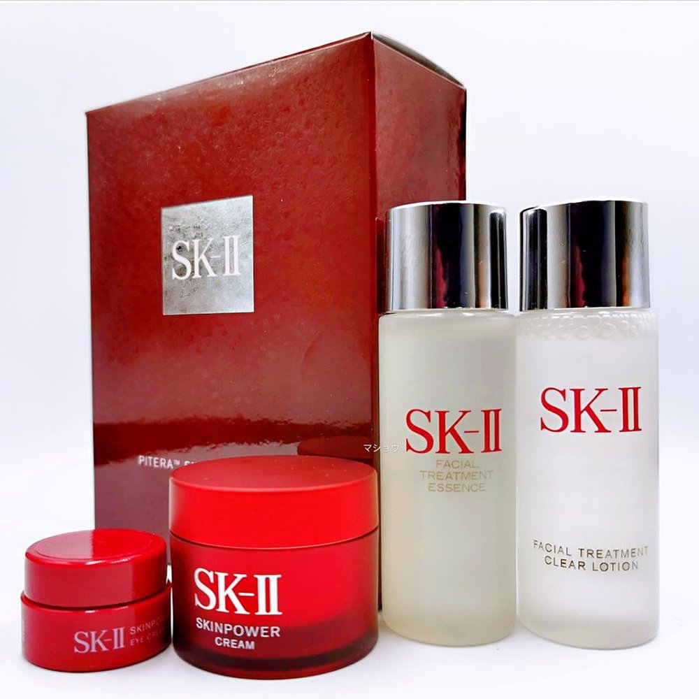 sk2神仙水面霜眼霜清莹露护肤套装旅行装小样skll/skii正品护肤品