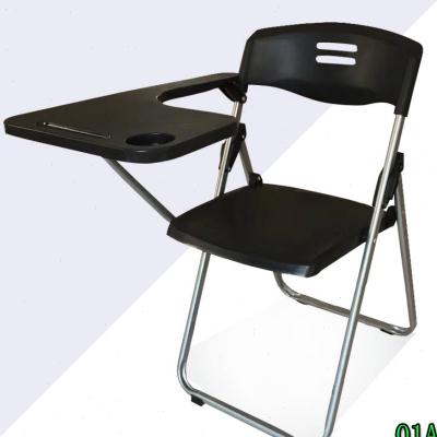 折叠培训椅带桌板加大写字板折叠椅记者会议椅补习培训班椅带桌板
