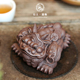 宜兴精品紫砂招财金蟾茶宠摆件 手工可养霸气牛蟾三足金蟾蜍茶玩