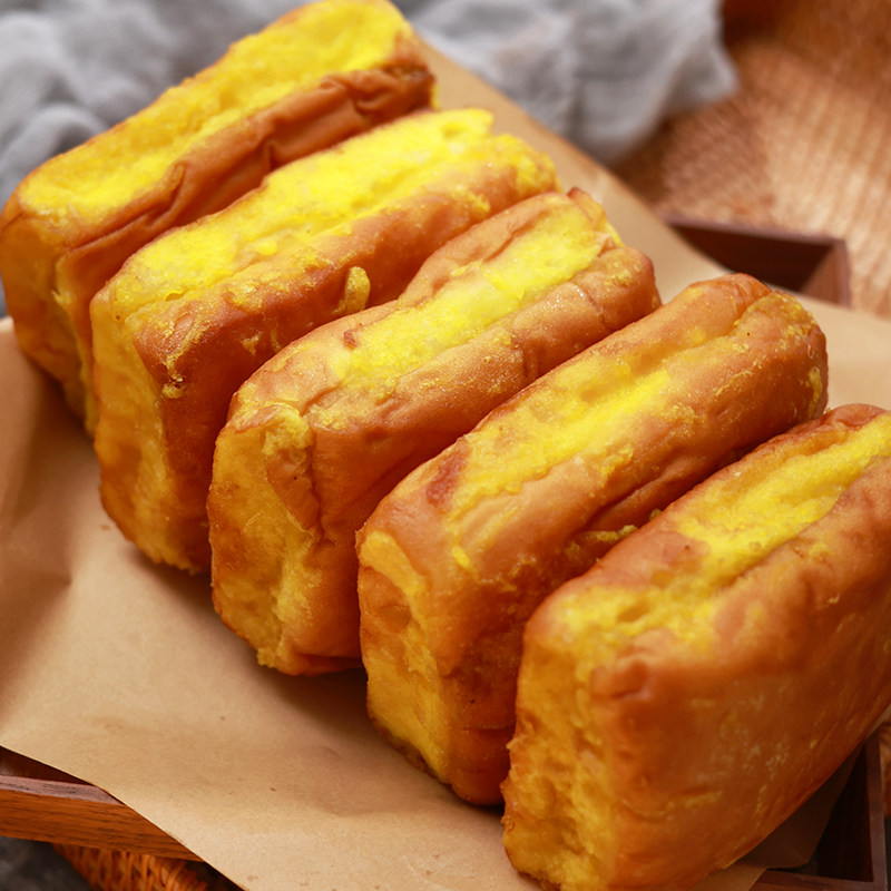 寻脆记老式三明治面包福建闽南油炸儿时怀旧奶黄夹心面包早餐面包