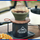 Bincoo户外咖啡装备露营手冲咖啡壶套装手冲硅胶滤杯便携折叠漏斗