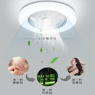 智能灯新款客厅灯简约大气家用led吸顶灯语音控制遥控灯带风扇。