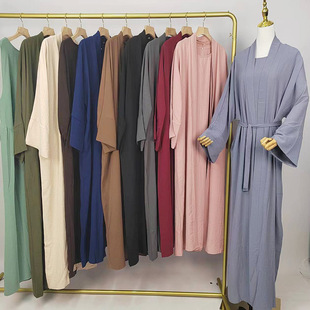 女装速卖通中东迪拜土耳其两件套装大码连衣裙FY124480731长袍