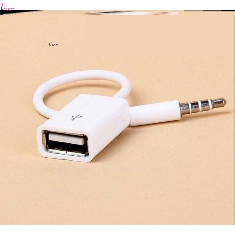 耳机插头接头u盘转换音箱线aux转usb线连接小车母头3.5mm音频圆头