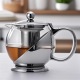 加厚耐热玻璃泡茶壶家用冲茶器不锈钢过滤红茶花茶壶大容量玻璃壶