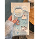 ins晕染蓝蝴蝶小狗适用iphone15promax手机壳苹果13/14/12/11保护套xr华为p70vivox100小米14女款oppo红米k60