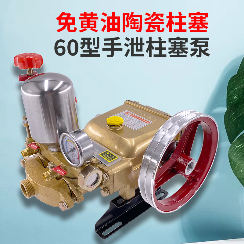 台湾熊猫60型三缸柱塞泵/打药机园