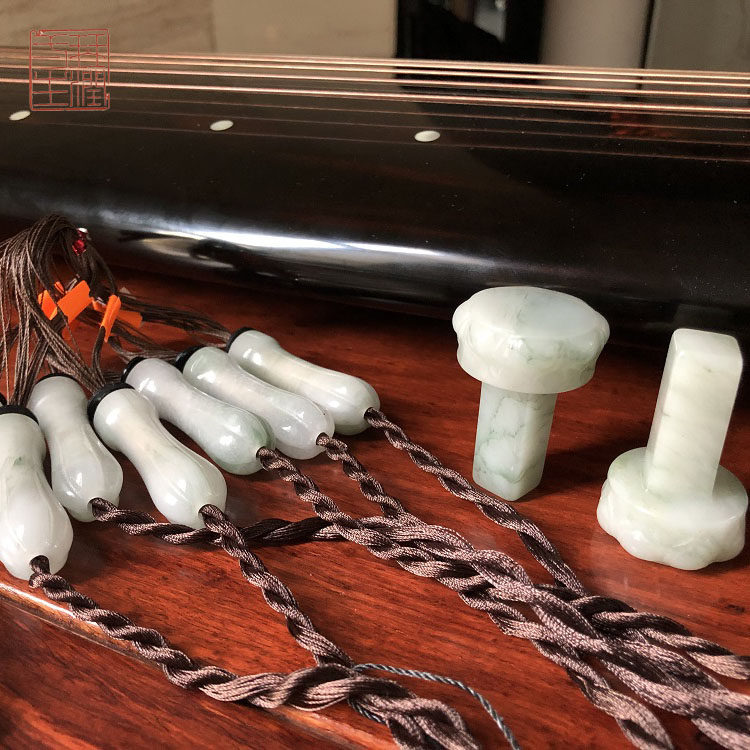古琴琴润一生金丝玉玉珍配件雁足琴轸伏羲琴院乐器工具