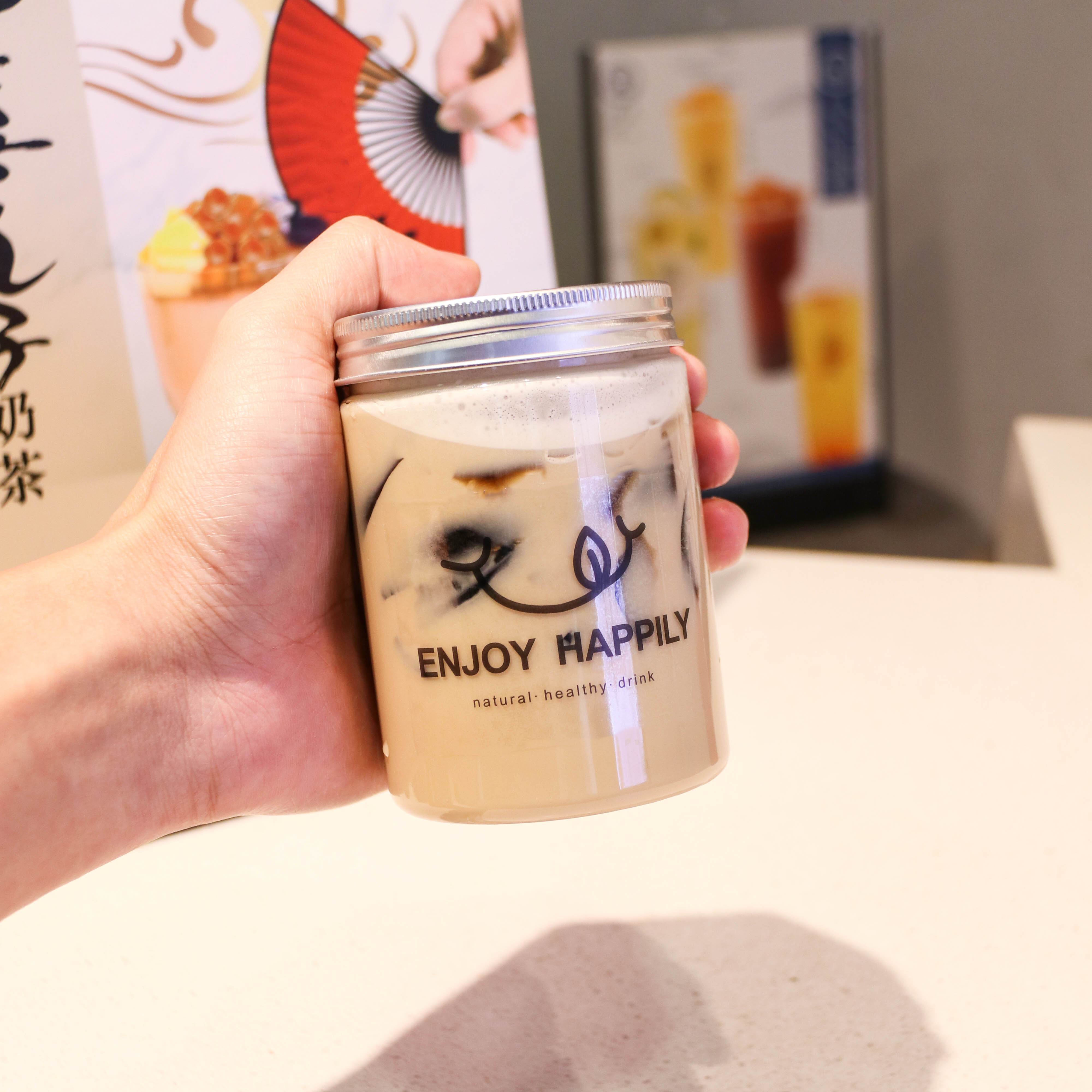 一次性饮料瓶 300ml_网红奶茶杯子一次性pet塑料300ml饮料冷饮果汁杯