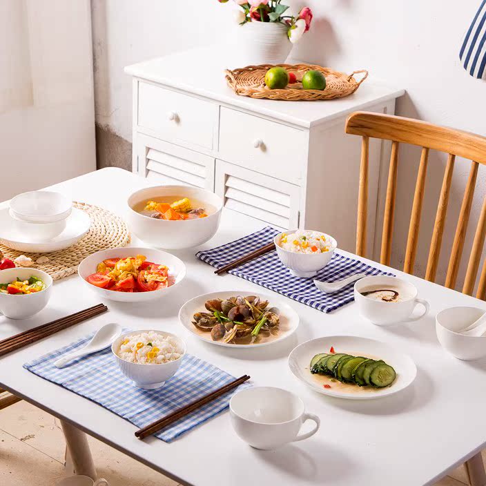 一折厨房碗碟套装韩式