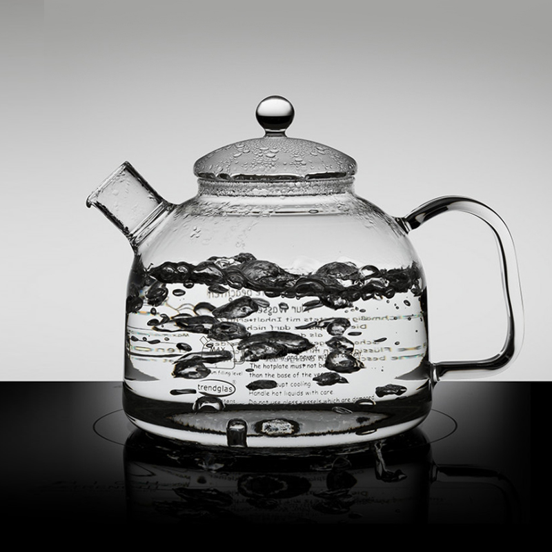 茶大叔德国进口TrendglasJena耐高温高硼硅玻璃明火煮茶烧水壶
