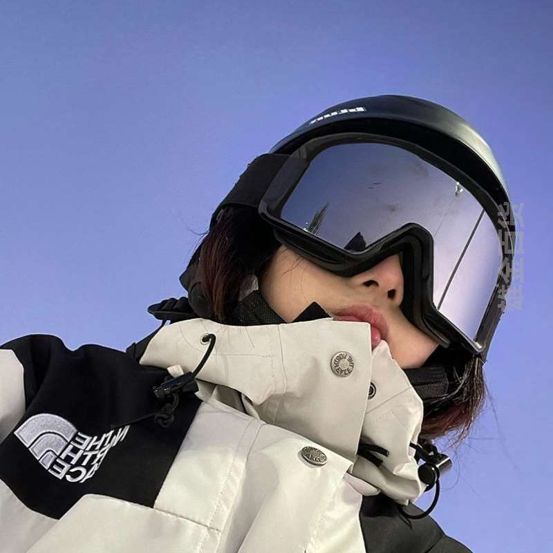 男滑雪专业护眼男女冬季大视野眼镜速滑抗击镜男童护目镜显瘦骑行