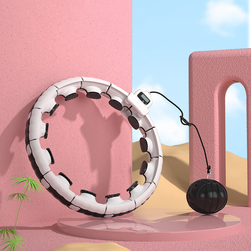 不会掉的呼啦圈可计数可拆卸磁石按摩抖音同款智能呼啦圈