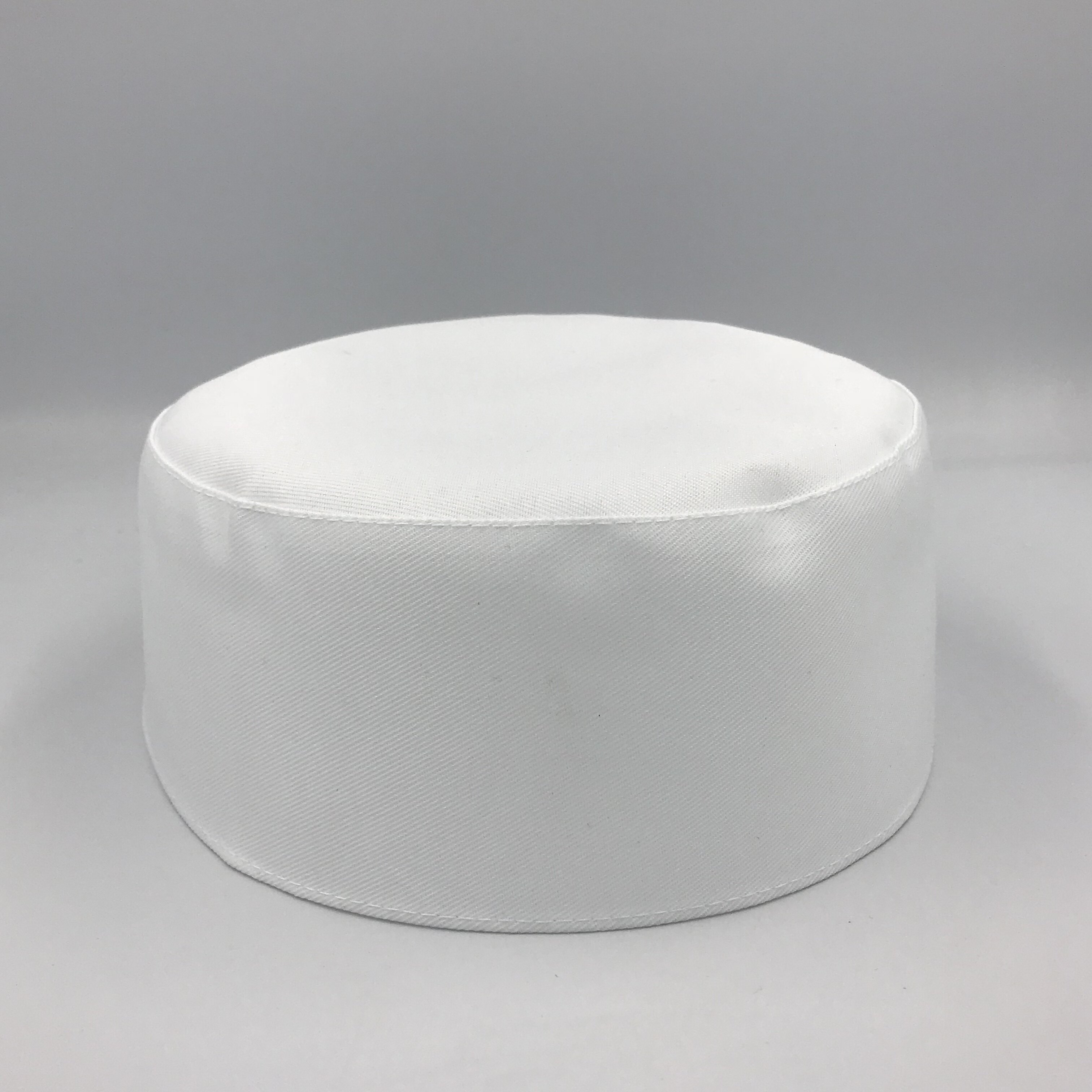 新款礼拜帽男士葬礼回族白事帽子殡葬回民小白帽单层带经文白帽