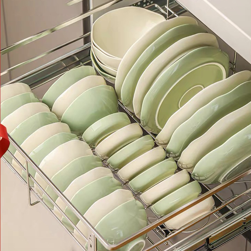 奶油风陶瓷米饭碗家用2024新款餐具高颜值釉下彩盘子碗碟组合套装