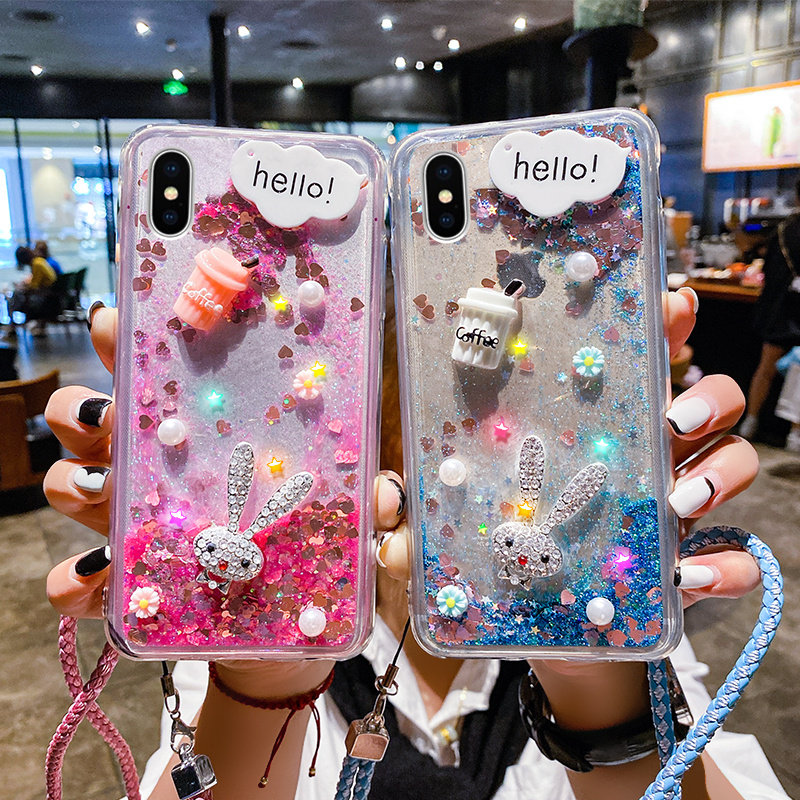iphonex手机壳流沙