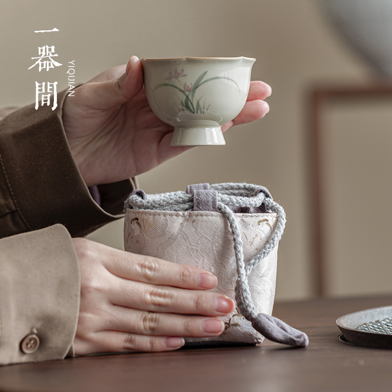景德镇中式功夫茶杯家用高档茶具个人专用复古主人杯单杯女喝茶杯