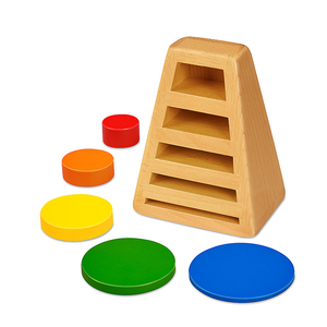 精品 大小分类塔 幼儿园早教儿童大小认知抓握力锻炼益智桌面玩具