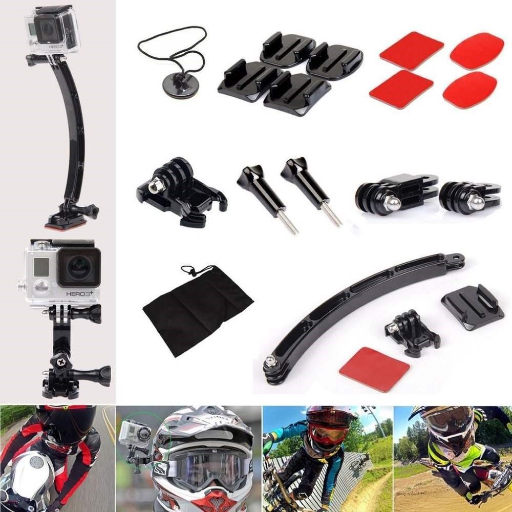 Action camera accessories Motorcycle helmet Mount Bracket Ki|ruв категории Цифровые аксессуары, рынок электронных компонентов, катанки/линия типа, адаптер - от Buy2taobao.com для оказания профессиональной услуги покупки агента Taobao