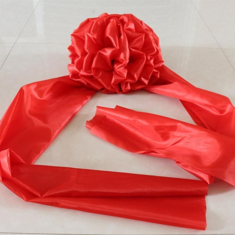 大红花球红绸布绸缎开业结婚用y品婚车拉花装饰红色婚y庆婚房红绣