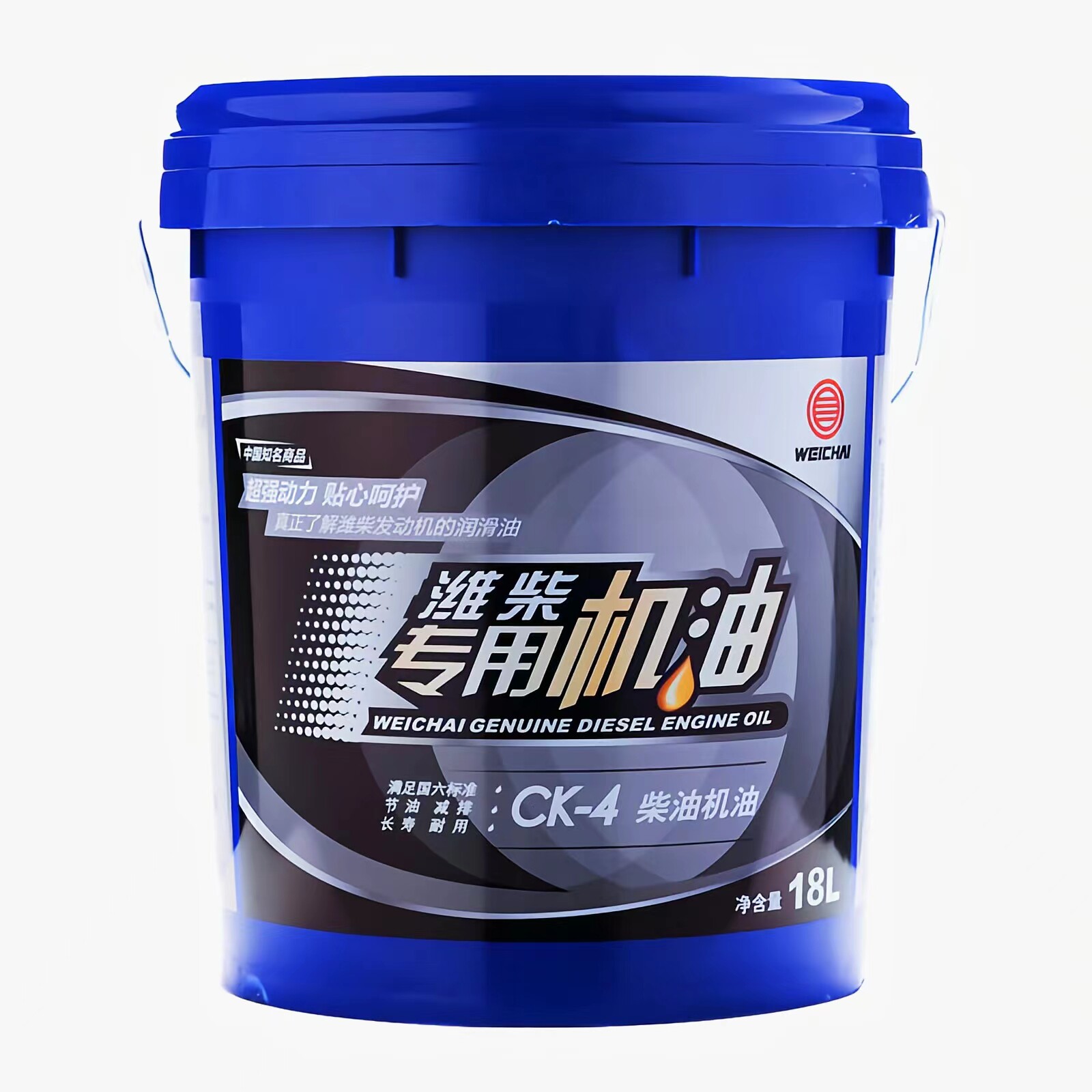 潍柴动力机油ck4国六专用原厂扫码领红包18l长效柴油机大桶装6万