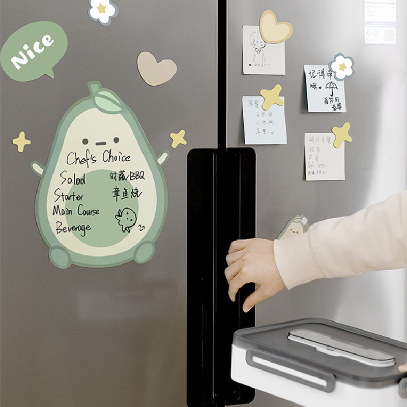 冰箱贴留言板可擦写磁贴记事贴创意白板便利贴装饰磁性日历周计划