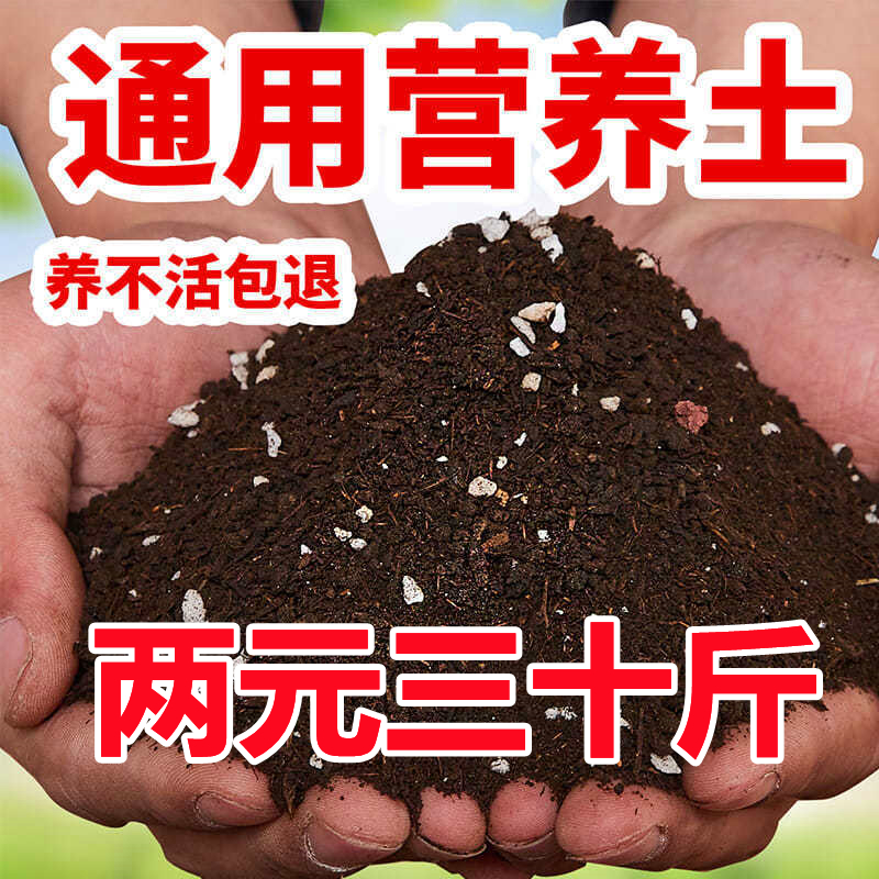 有机营养土通用型100斤种菜土花土